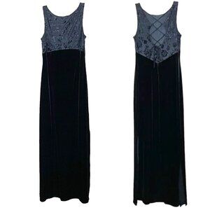 My Michelle Maxi Dress Medium Vintage Y2K Whimsigoth Fairy Lace-up Back Hoco